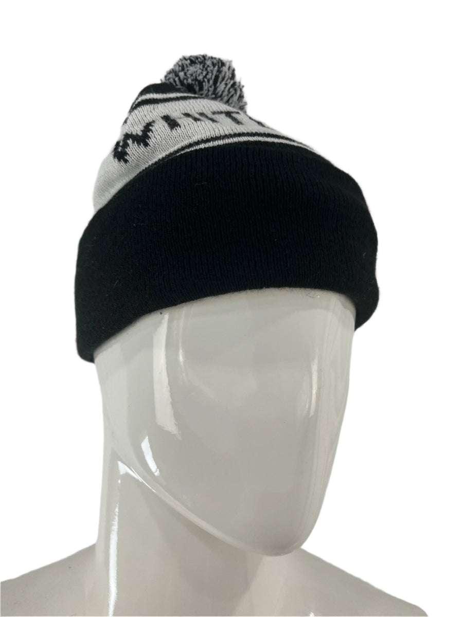 White Claw Pom Pom Beanie