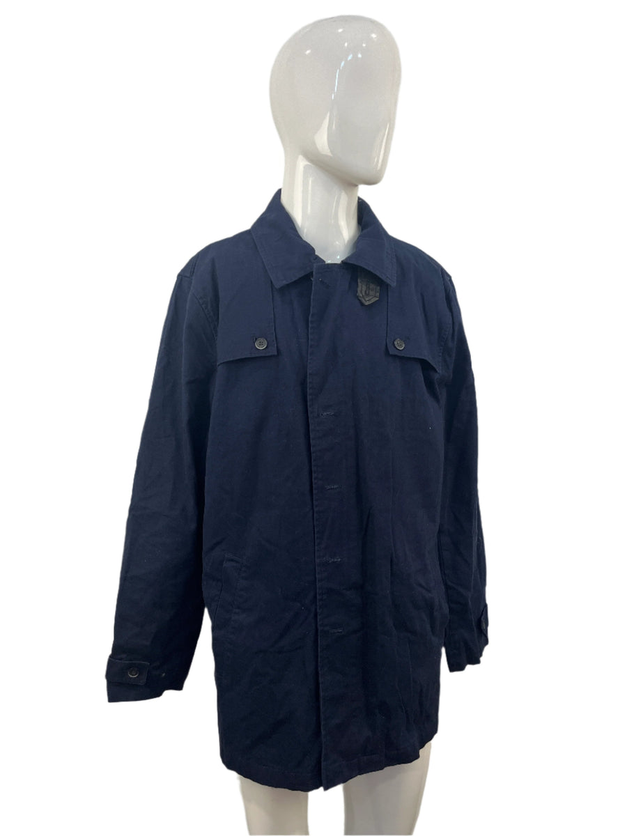 MG Black Navy Button Up Jacket