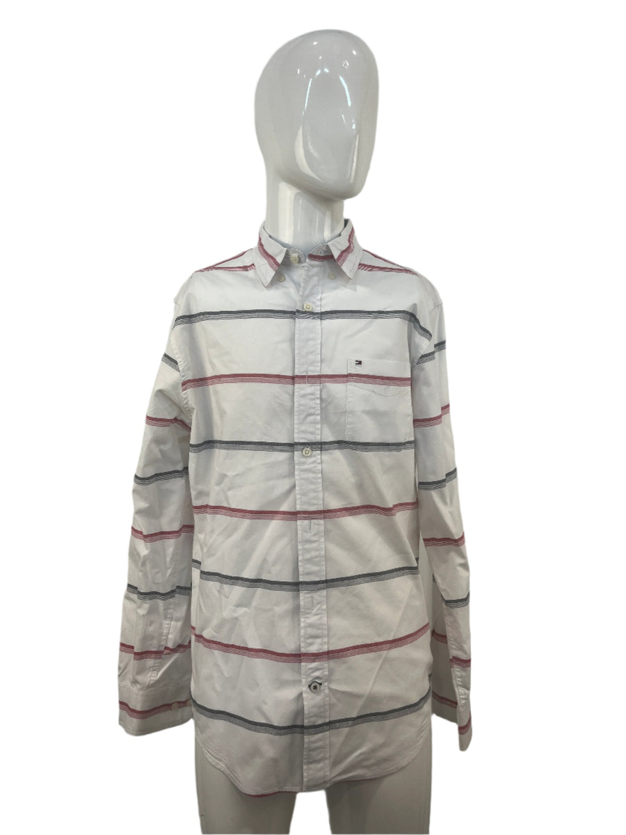 Tommy Hilfiger Wide Stripe Dress Shirt