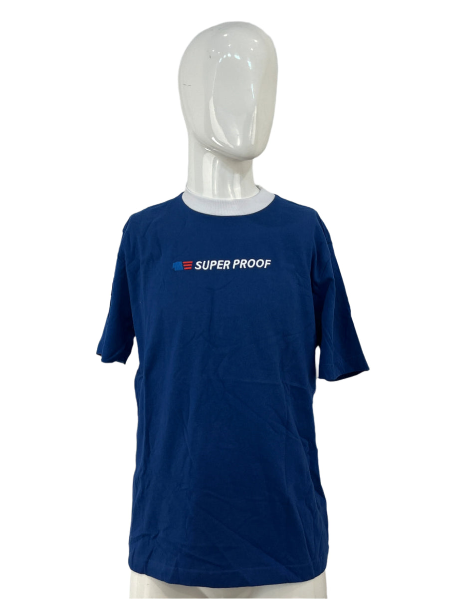 Super Proof White Collar T-Shirt