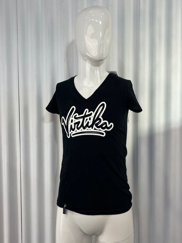 Virtika W Matte V Neck T-Shirt