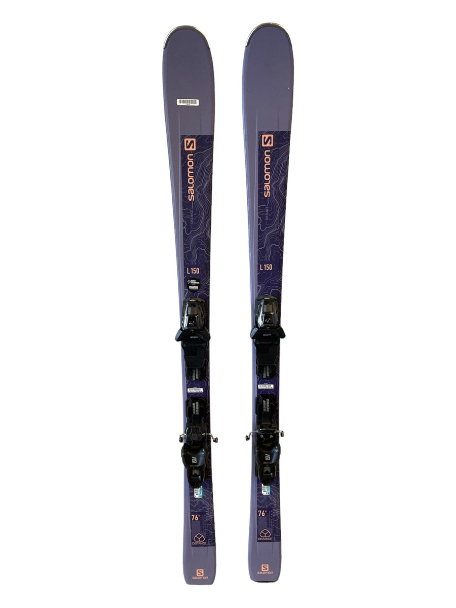 Salomon Womens Distance 76 Skis with Salomon M10 Bindings