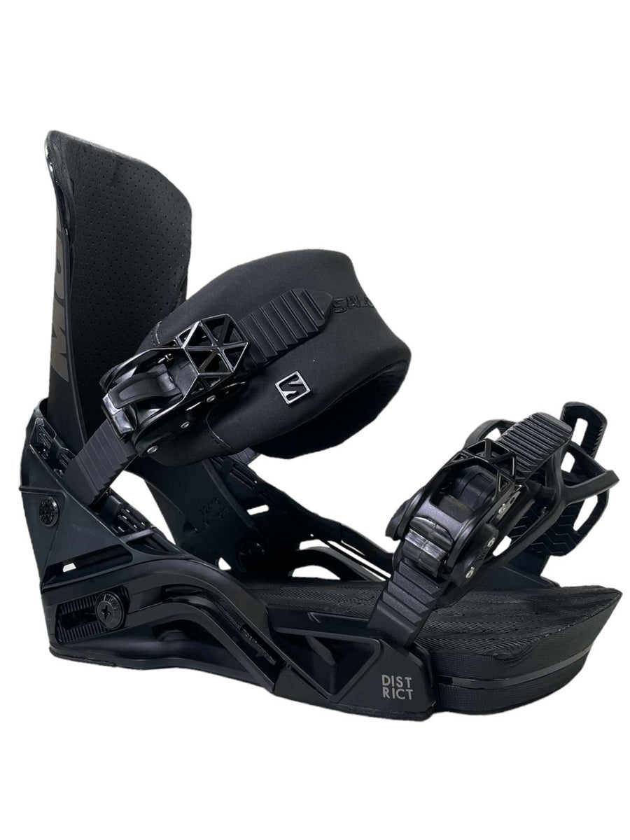 Salomon District Black Snowboard Bindings