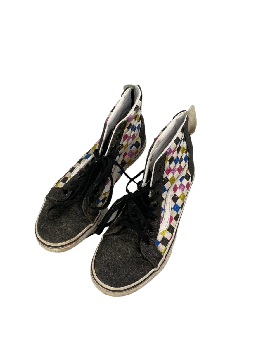 Vans Checkerboard High Top Shoes