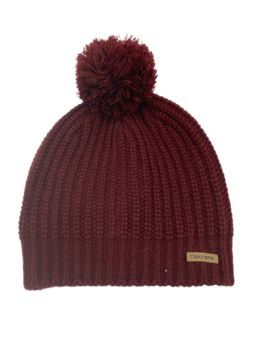 Discrete Pom Pom beanie