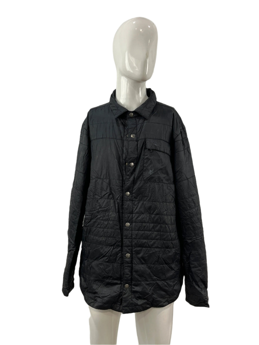 Spyder Button Up Insulated Collar Jacket