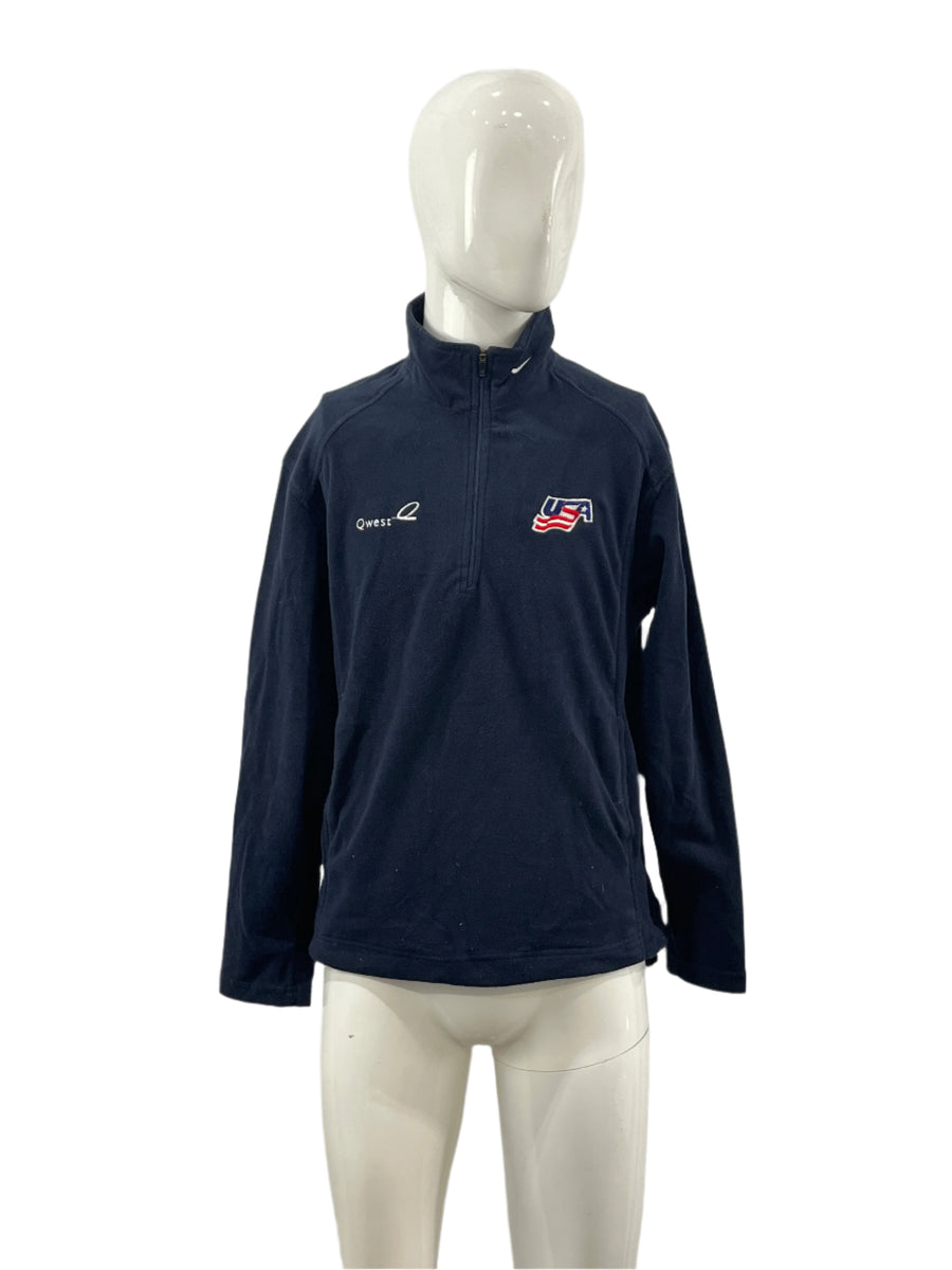 Nike X Qwest Team Usa 1/2 Zip Pullover Fleece