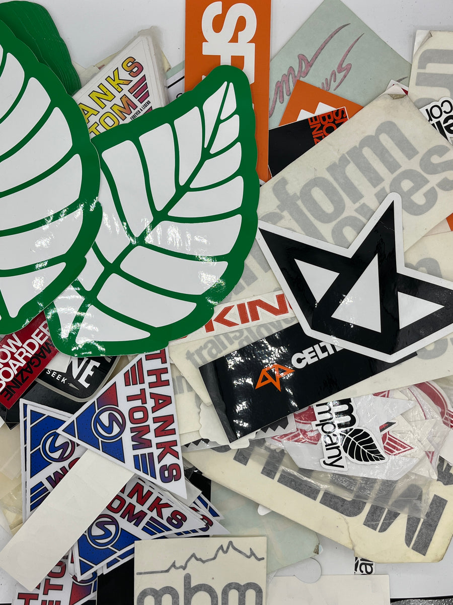 Lot Of 10 Assorted Snowboard Stickers